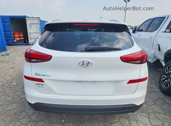 KM8J33A49KU010628 2019 HYUNDAI TUCSON Белый Вид салона спереди