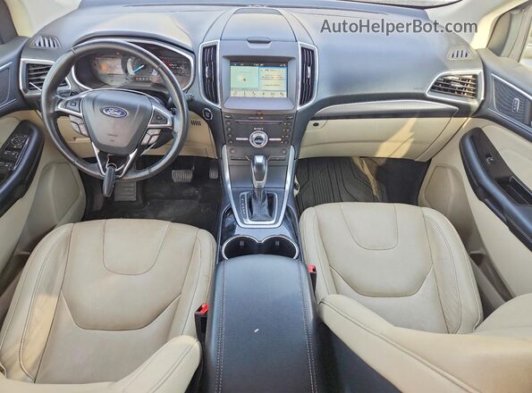 2FMPK3K95JBC15732 2018 FORD EDGE Gray Vista del cuadro de instrumentos