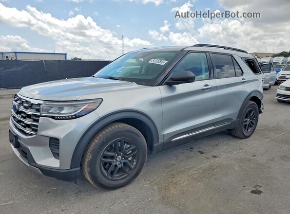 1FMUK7DH8SGA18997 2025 FORD EXPLORER Silver Trasero izquierdo