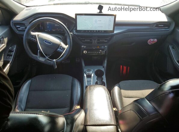 1FMCU0MN0RUA56528 2024 FORD ESCAPE Black Вид щитка приладів