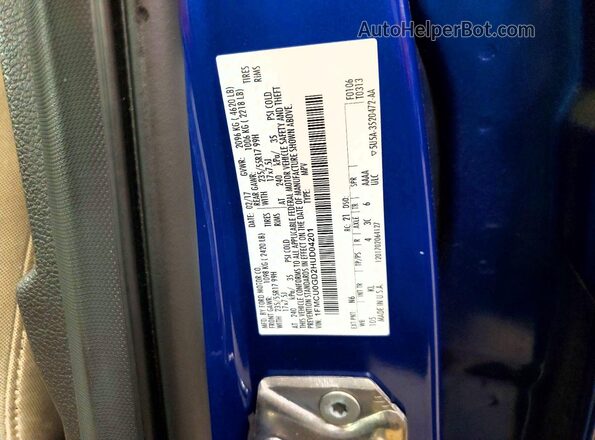 1FMCU0GD2HUD04201 2017 FORD ESCAPE Blue Սալոնի 360 աստիճան տեսք