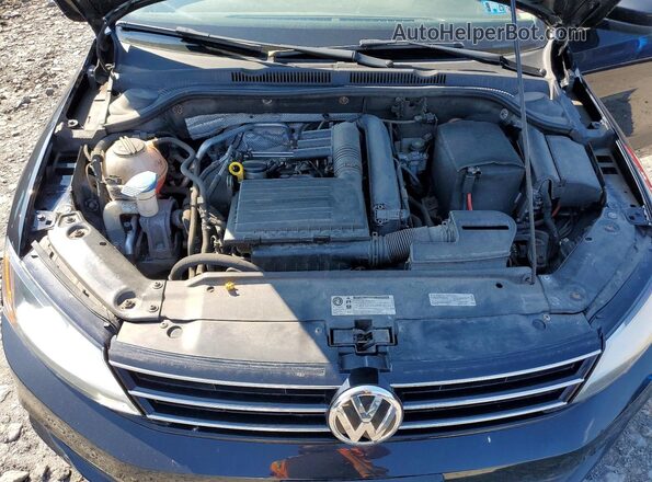 3VW167AJ5HM320388 2017 VOLKSWAGEN JETTA Черный Вид подкапотного пространства