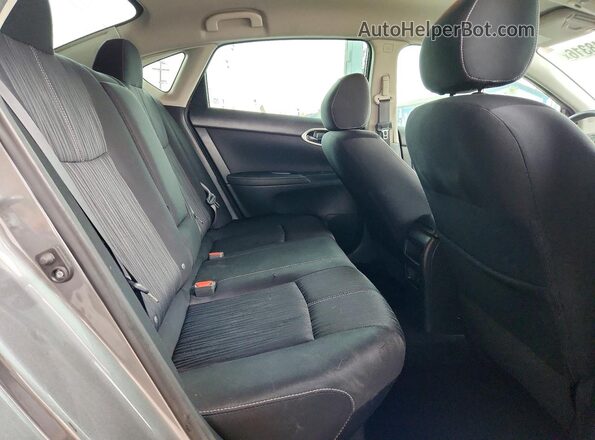 3N1AB7APXGY217139 2016 NISSAN SENTRA Gray Widok wnętrza z tyłu