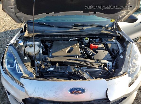 1FMCU0F63LUB77194 2020 FORD ESCAPE Silver ძრავის განყოფილების ხედი