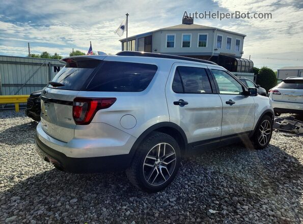 1FM5K8GT3GGA25423 2016 FORD EXPLORER Silver Передня права чверть