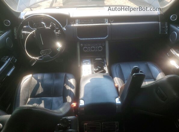 SALGS2EF8GA295590 2016 LAND ROVER RANGE ROVER Черный Вид щитка приборов