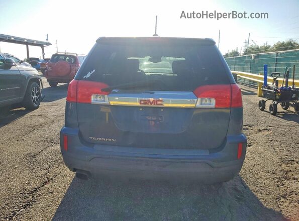 2GKALMEK1H6193053 2017 GMC TERRAIN Blue Вид салону спереду
