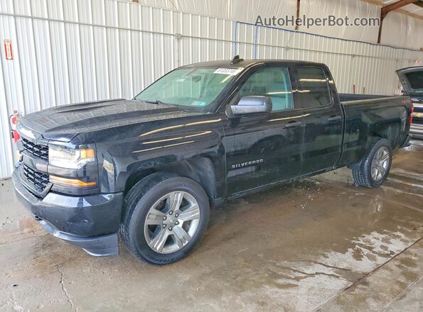 1GCVKPEC5JZ222106 2018 CHEVROLET SILVERADO Black Rear left