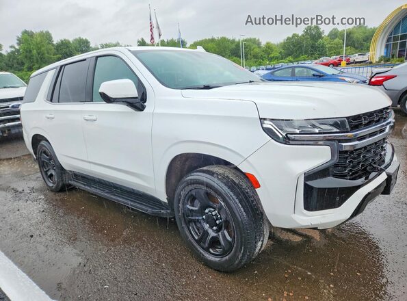 1GNSCLED6NR247787 2022 CHEVROLET TAHOE White Вид спереду