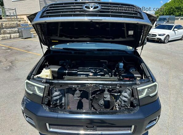 5TDJY5G14KS167454 2019 TOYOTA SEQUOIA Black Вид задніх сидінь