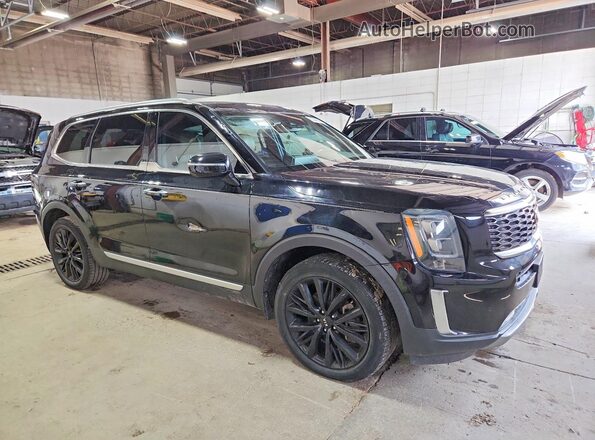 5XYP54HC7MG137393 2021 KIA TELLURIDE Black Vista frontal