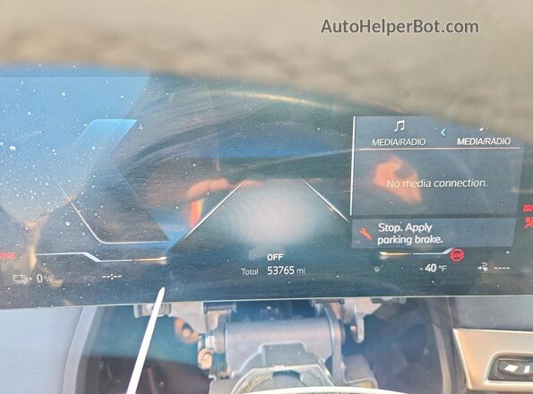 WB523CF03PCM19294 2023 BMW IX Gray Vista de los asientos traseros