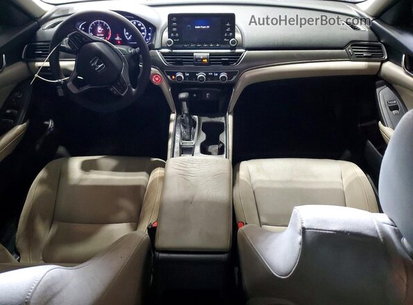 1HGCV1F13JA123924 2018 HONDA ACCORD Золотой Вид щитка приборов