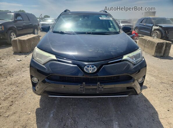 JTMDJREV9JD165059 2018 TOYOTA RAV4 Black Widok z tyłu