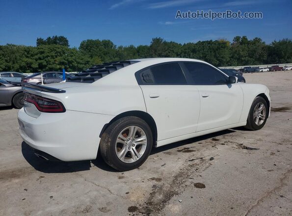 2C3CDXBG6KH664648 2019 DODGE CHARGER White Delantero derecho