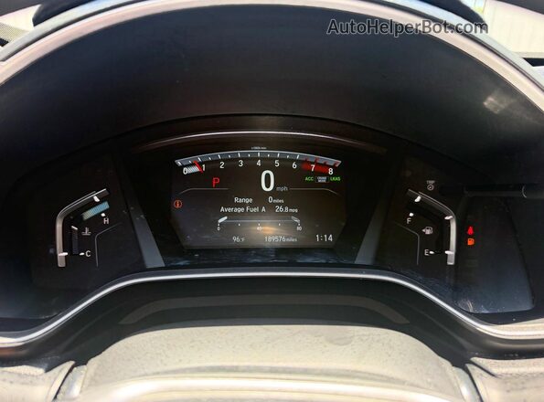 7FARW1H83HE012604 2017 HONDA CR-V Burgundy Instrument cluster view