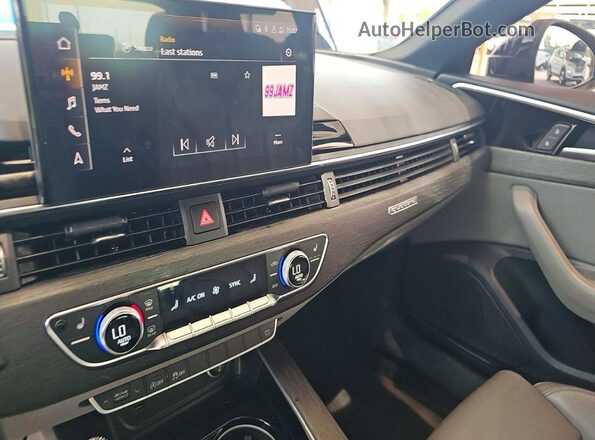 WAUDACF59MA056857 2021 AUDI A5 Black Vista de los asientos traseros