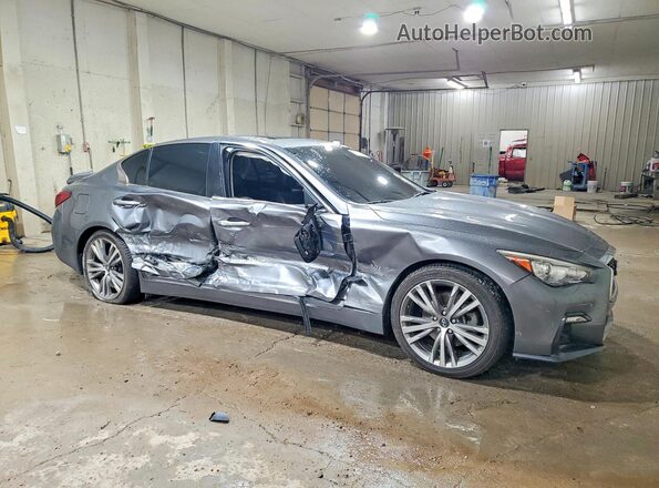 JN1EV7AP0JM361303 2018 INFINITI Q50 Silver Vista frontal