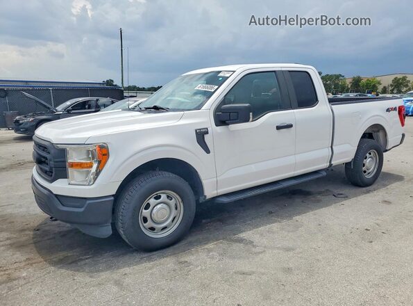1FTFX1E57MKD08647 2021 FORD F150 Белый Задняя левая четверть