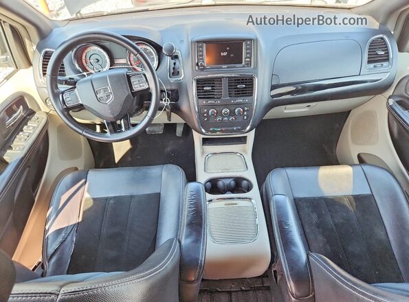 2C4RDGCG8JR208499 2018 DODGE GRAND Черный Вид щитка приборов