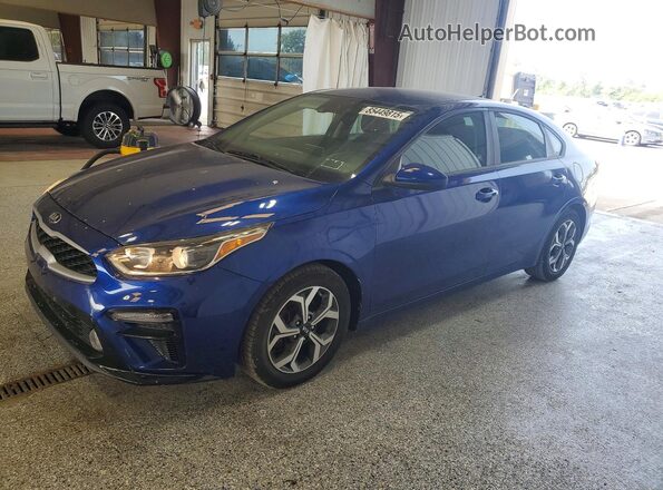 3KPF24AD9KE032260 2019 KIA FORTE Blue Trasero izquierdo
