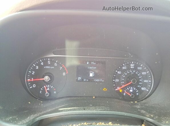 KNDJ23AU0M7750531 2021 KIA SOUL Red Вид щитка приладів