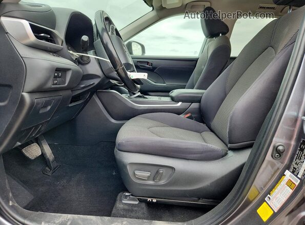 5TDKDRAH9RS532878 2024 TOYOTA HIGHLANDER Gray წინა პანელის ხედი