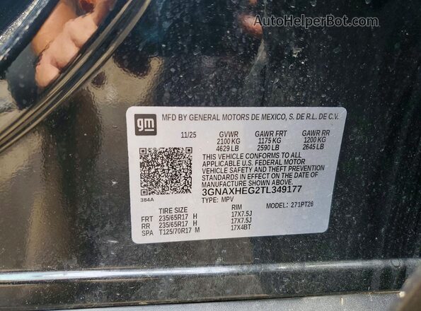 3GNAXHEG2TL349177 2026 CHEVROLET EQUINOX Black სალონის 360-გრადუსიანი ხედი