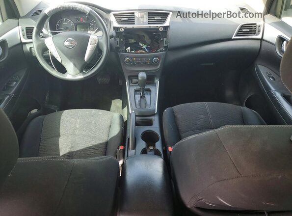 3N1AB7AP2HY300002 2017 NISSAN SENTRA Blue ხელსაწყოთა პანელის ხედი