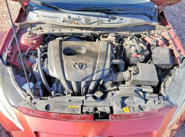 3MYDLBYV2HY187037 2017 TOYOTA YARIS Red Շարժիչի բաժամունքի տեսք