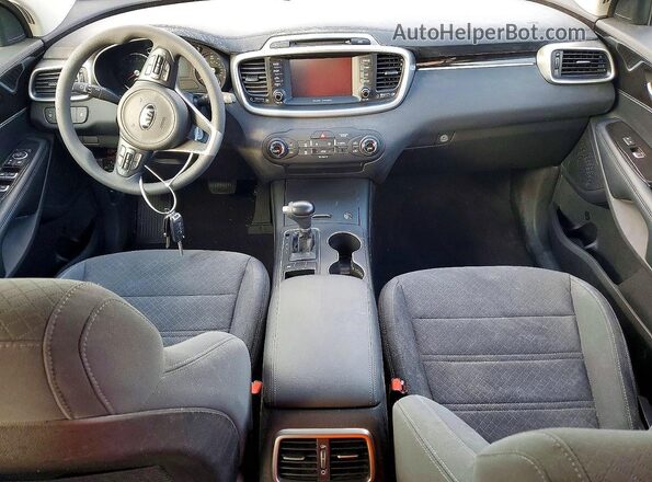 5XYPG4A38JG344438 2018 KIA SORENTO Угольный Вид щитка приборов