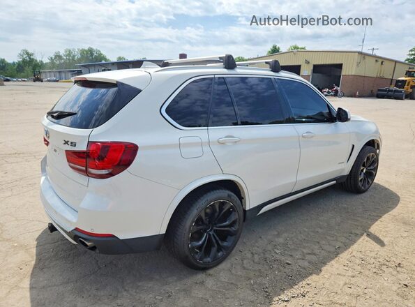5UXKR0C56G0U08775 2016 BMW X5 Белый Передняя правая четверть