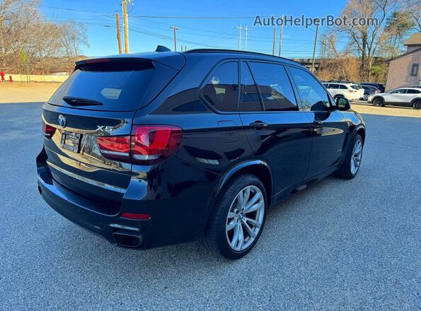 5UXKR6C55J0U15260 2018 BMW X5 Черный Вид подкапотного пространства