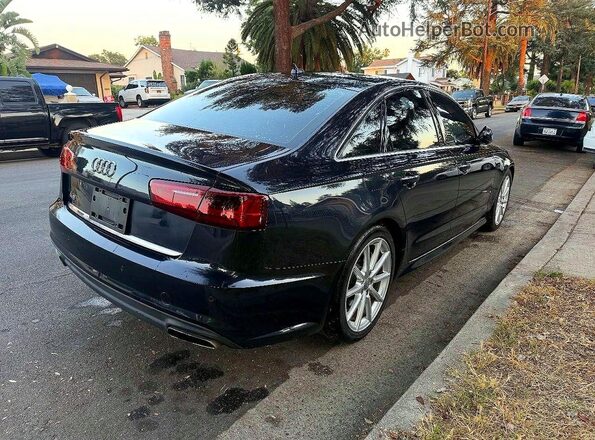 WAUD8AFC9JN015745 2018 AUDI A6 Blue Vista frontal