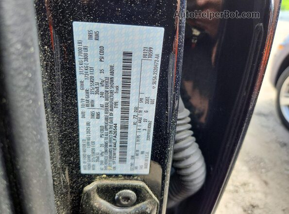 1FTEW1E44LFA26544 2020 FORD F150 Black VIN კოდის სტიკერის ხედი