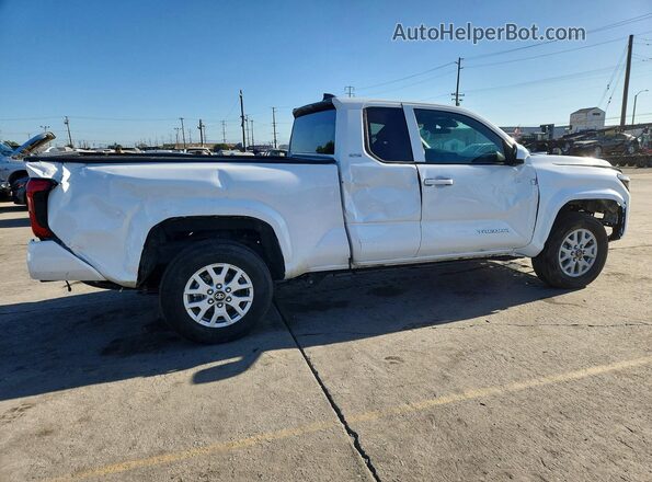 3TYJBAFN0ST017036 2025 TOYOTA TACOMA White წინა მარჯვენა