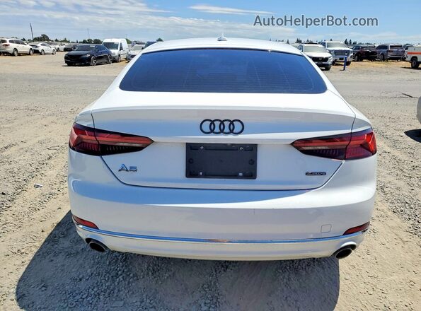 WAUANCF5XKA059139 2019 AUDI A5 Белый Вид салона спереди