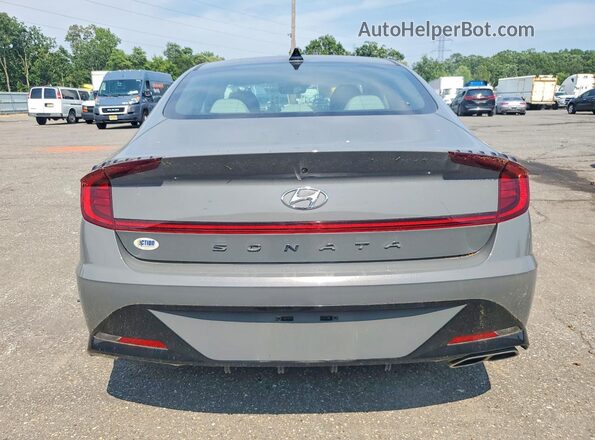5NPEF4JA7LH060979 2020 HYUNDAI SONATA Gray Widok wnętrza z przodu