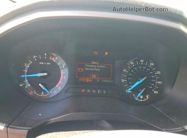 2FMPK3J94JBB64127 2018 FORD EDGE Gray Widok tylnych siedzeń
