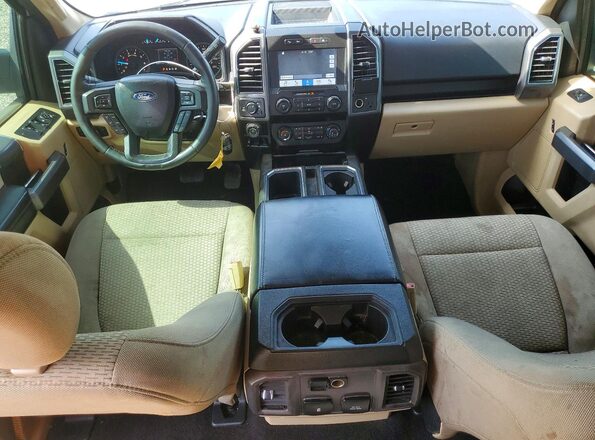 1FTEW1E57KKD22527 2019 FORD F150 White Вид щитка приладів