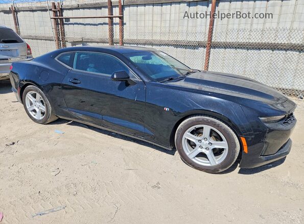 1G1FB1RS2K0105469 2019 CHEVROLET CAMARO Черный Вид спереди