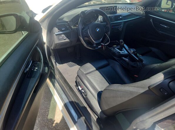 WBA3N7C51GK225750 2016 BMW 4 SERIES White Instrument cluster view