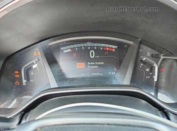 2HKRW2H8XHH644373 2017 HONDA CR-V Black Հետևի նստատեղերի տեսք