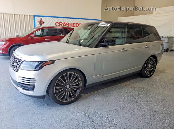 SALGS2SV4JA388738 2018 LAND ROVER RANGE Silver Rear left