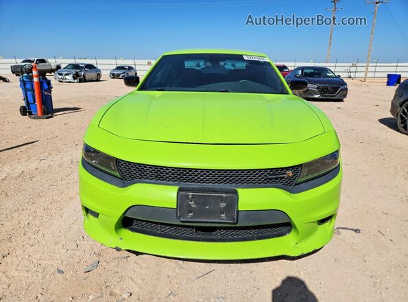 2C3CDXBG1PH508301 2023 DODGE CHARGER Green Вид ззаду