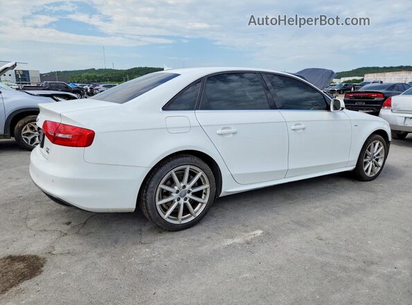 WAUFFAFL1GN007758 2016 AUDI A4 White Передня права чверть