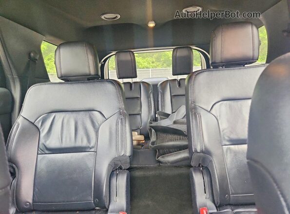 1FM5K8D87HGA52738 2017 FORD EXPLORER Black Вид задньої частини салону