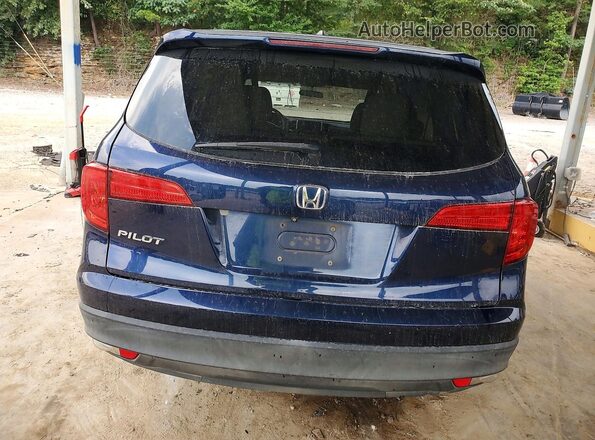 5FNYF5H33GB021174 2016 HONDA PILOT Blue Սալոնի դիմացի տեսք