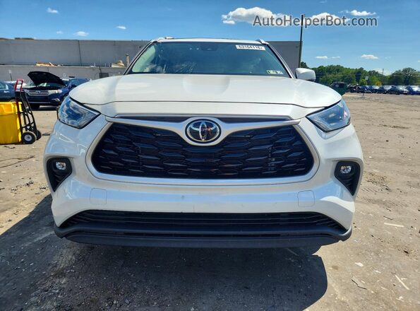 5TDKDRAH4PS008664 2023 TOYOTA HIGHLANDER White უკანა ხედი