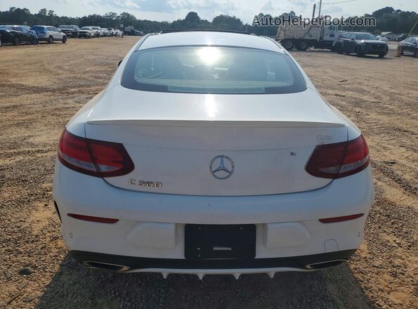 WDDWJ4JB1HF581313 2017 MERCEDES-BENZ C White Vista interior delantera